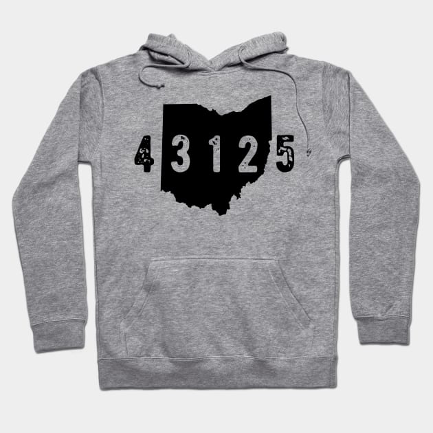 43125 Zip Code Groveport Ohio Hoodie by OHYes